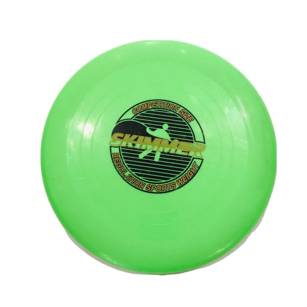 Vintage COMPETITION SIZE SKIMMER PLASTIC DISC TOY NOT FRISBEE 11" ACROSS